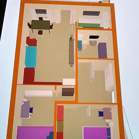 3 Raum Am Hauptbahnhof Apartmán